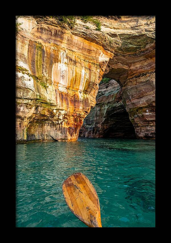 Pictured Rocks Cliffs From Kayak