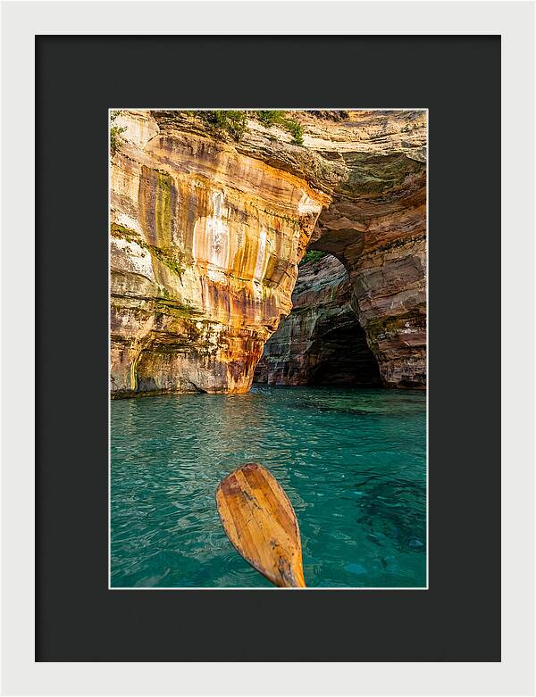 Pictured Rocks Cliffs From Kayak