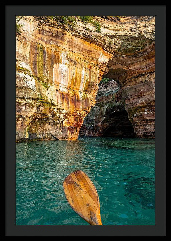 Pictured Rocks Cliffs From Kayak