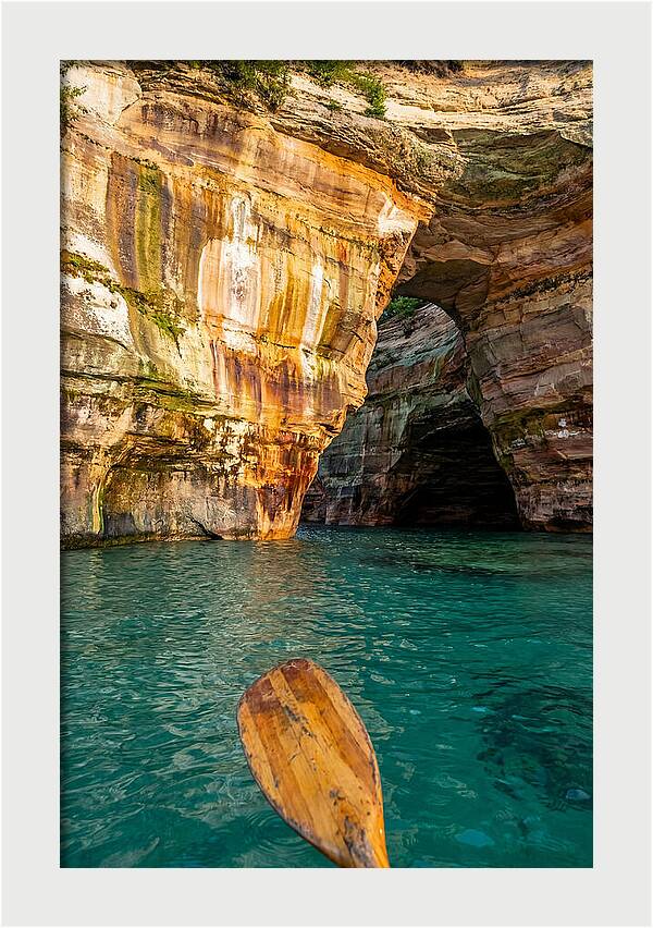 Pictured Rocks Cliffs From Kayak