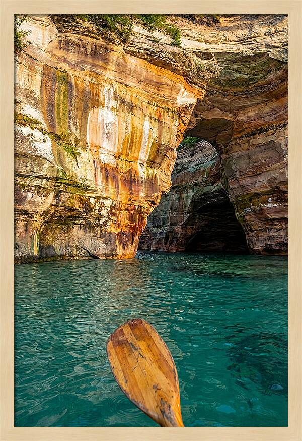 Pictured Rocks Cliffs From Kayak
