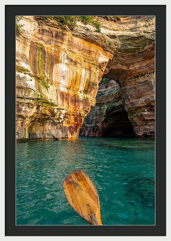 Pictured Rocks Cliffs From Kayak