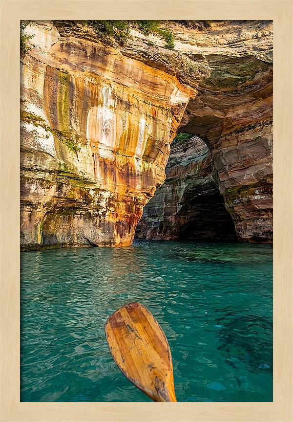 Pictured Rocks Cliffs From Kayak