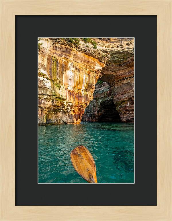 Pictured Rocks Cliffs From Kayak
