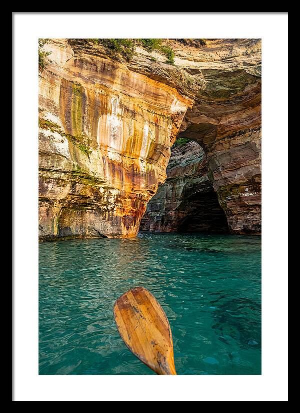 Pictured Rocks Cliffs From Kayak