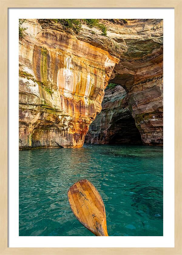 Pictured Rocks Cliffs From Kayak