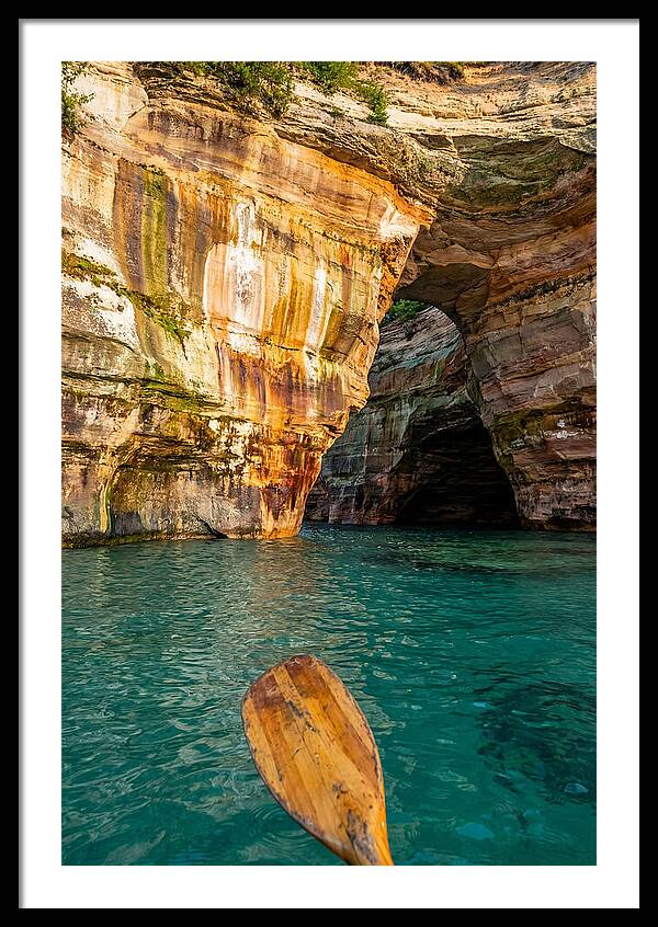 Pictured Rocks Cliffs From Kayak