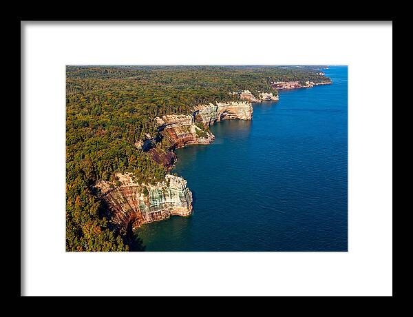 Pictured Rocks National Lakeshore Aerial View