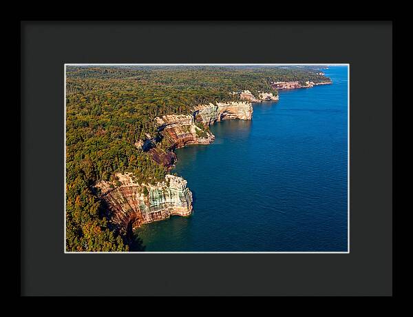 Pictured Rocks National Lakeshore Aerial View