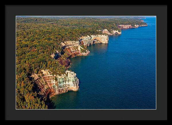 Pictured Rocks National Lakeshore Aerial View