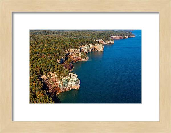 Pictured Rocks National Lakeshore Aerial View