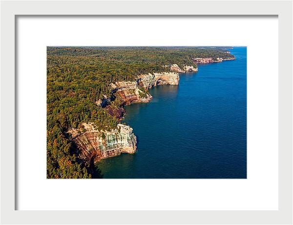 Pictured Rocks National Lakeshore Aerial View
