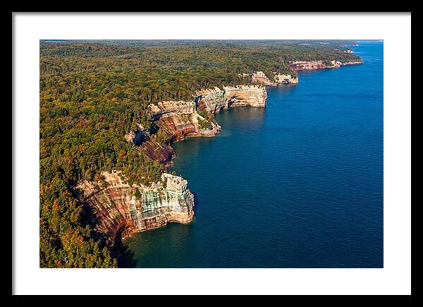Pictured Rocks National Lakeshore Aerial View