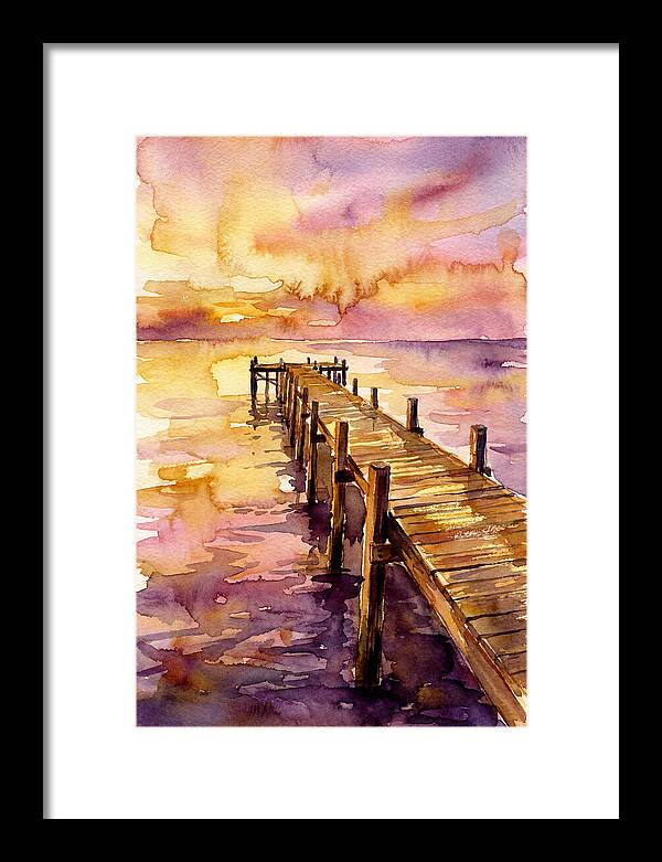 Pier At Sunset