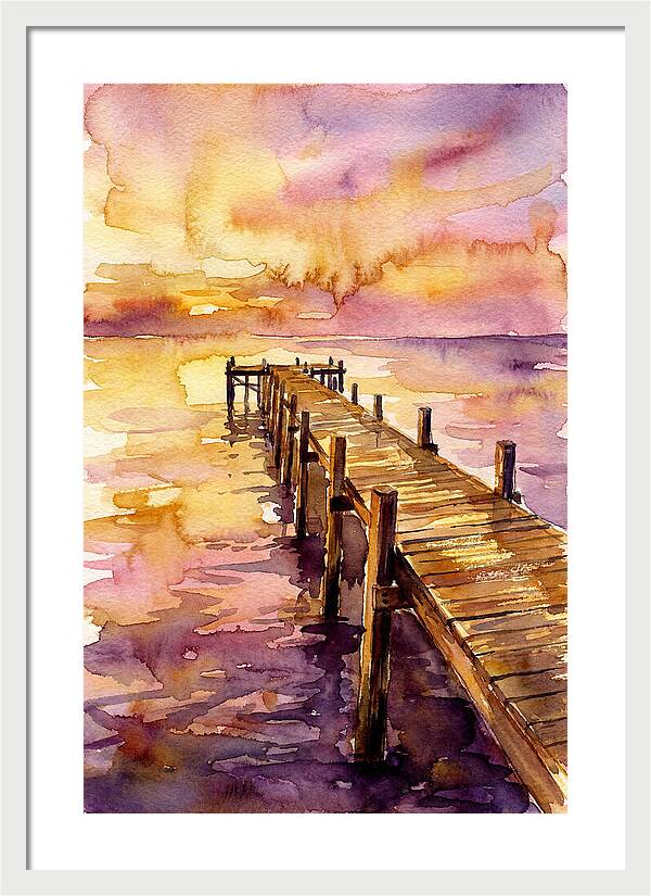 Pier At Sunset