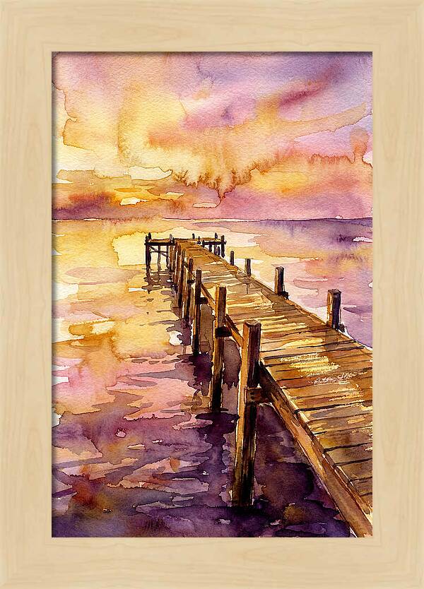 Pier At Sunset