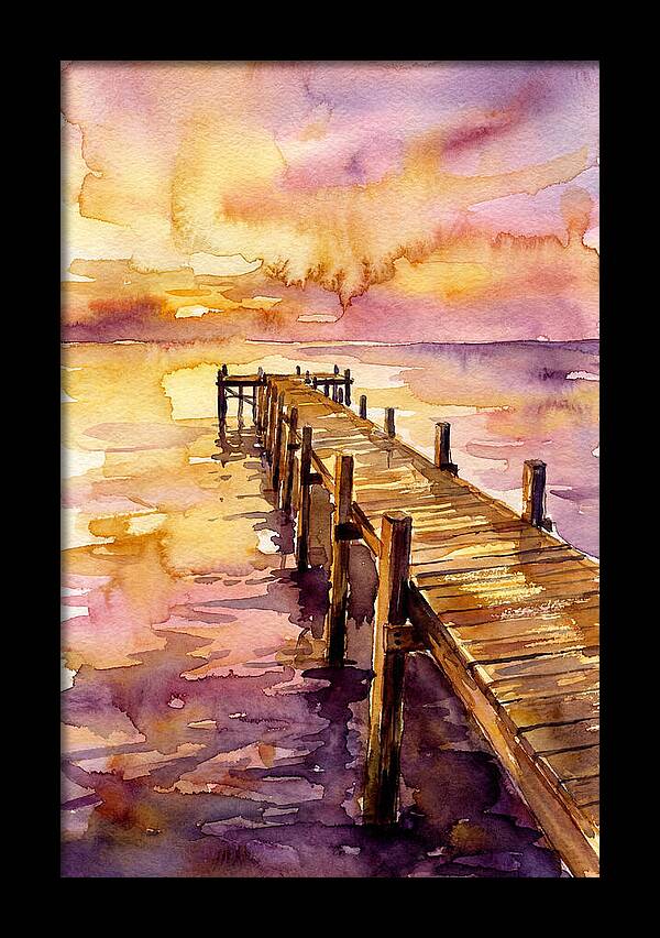Pier At Sunset