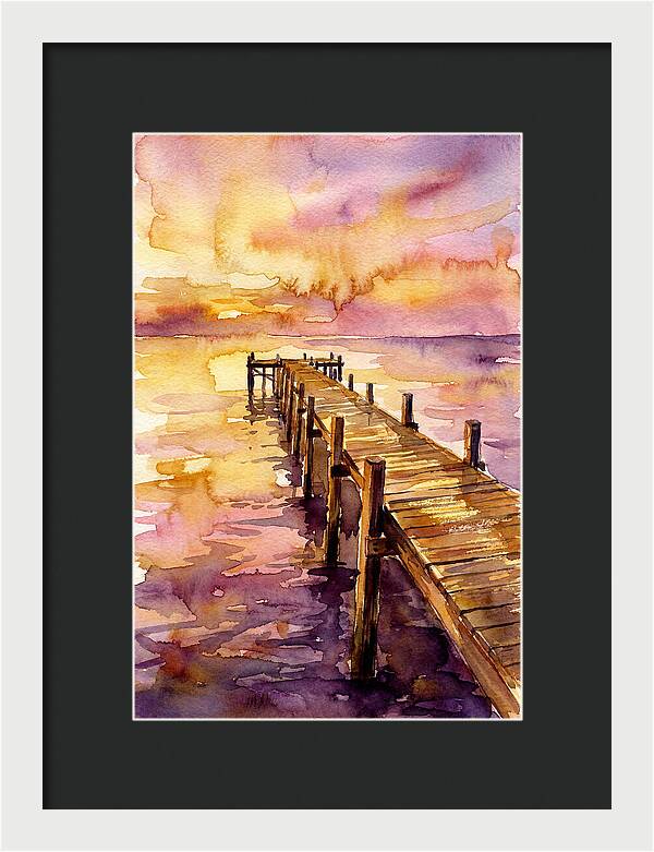 Pier At Sunset