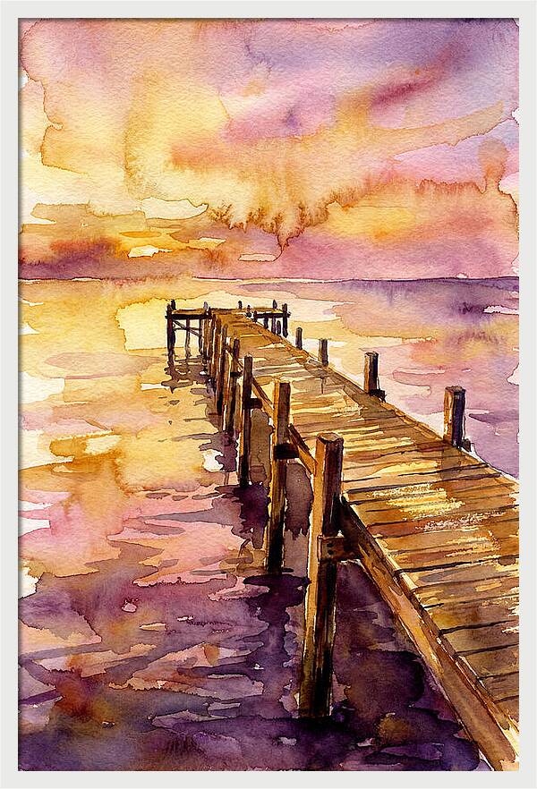 Pier At Sunset