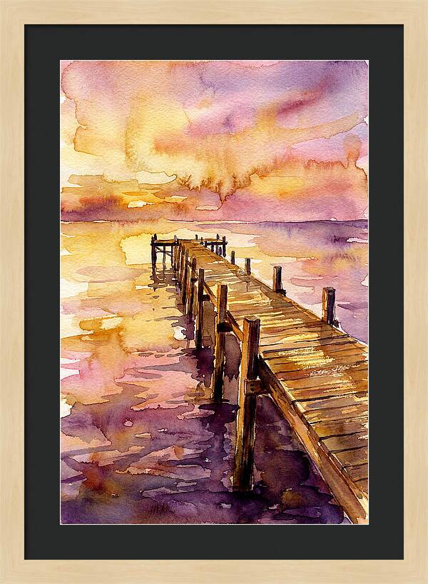 Pier At Sunset