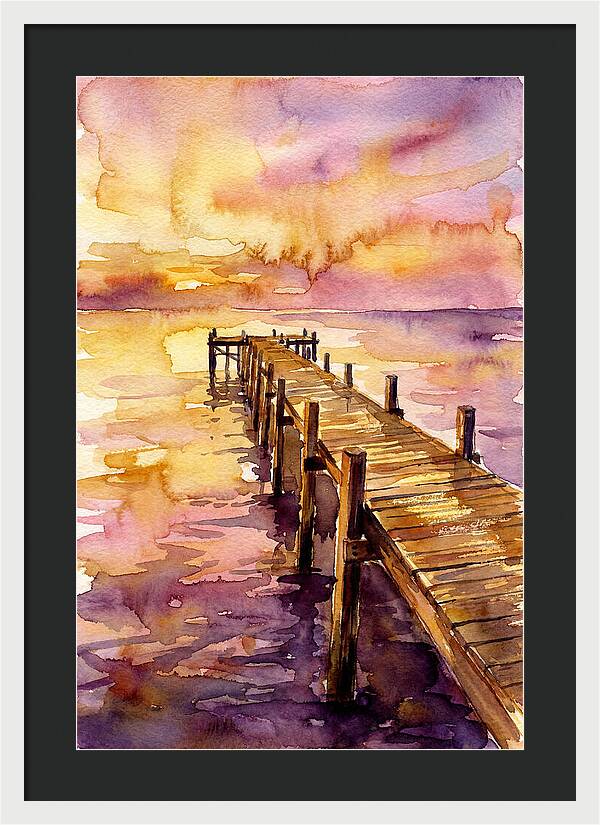 Pier At Sunset
