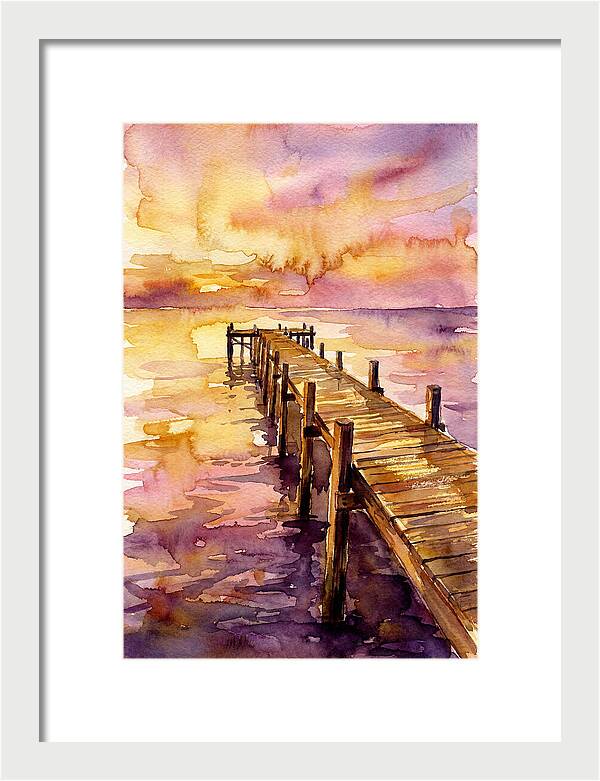 Pier At Sunset
