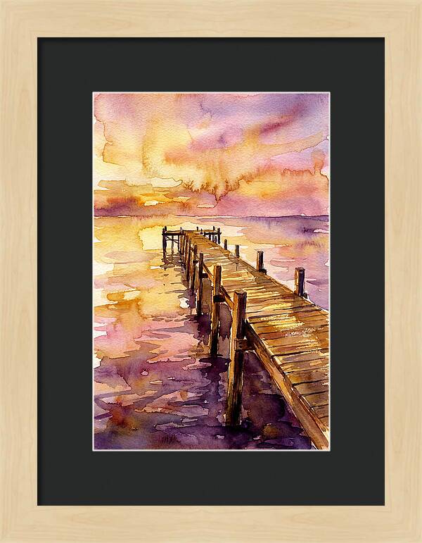Pier At Sunset