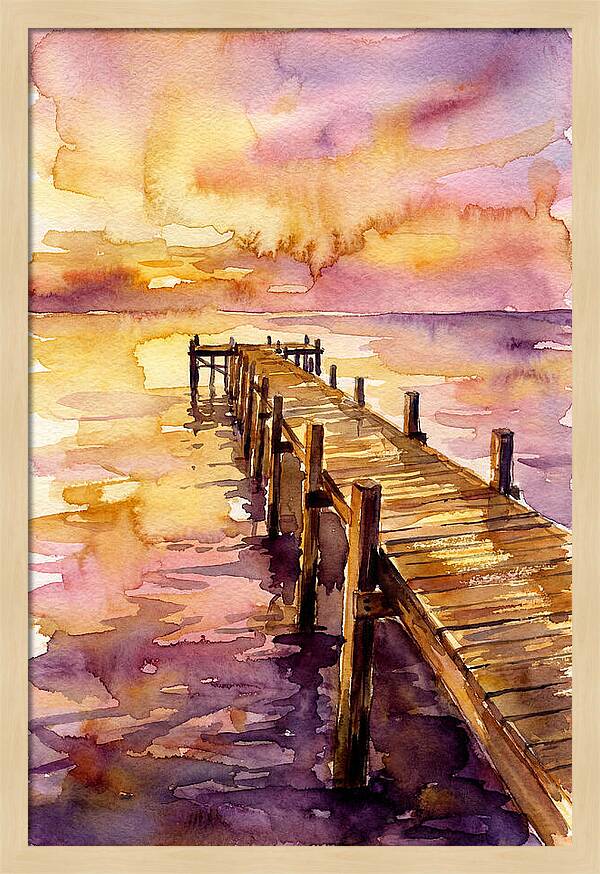 Pier At Sunset