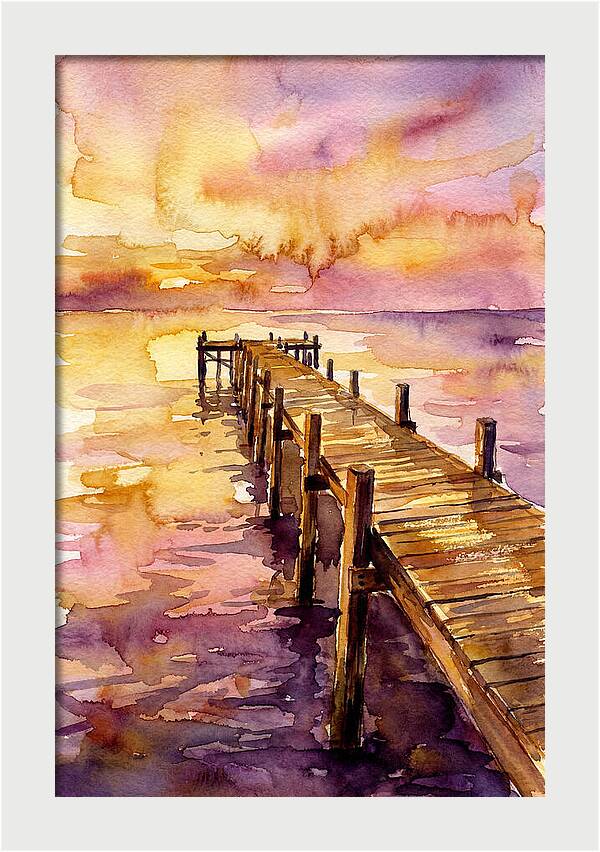 Pier At Sunset