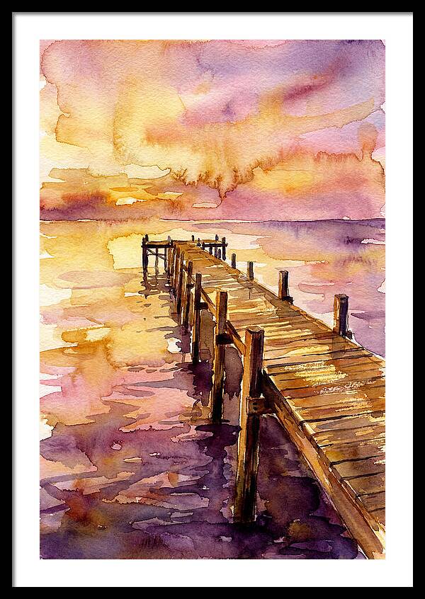 Pier At Sunset