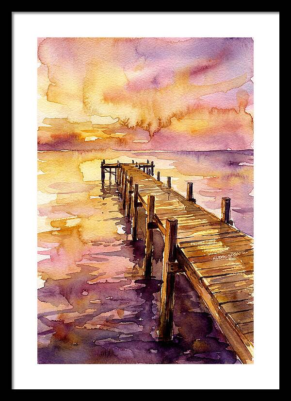 Pier At Sunset