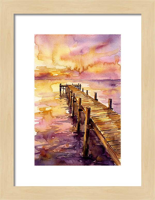 Pier At Sunset
