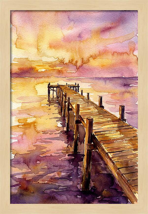 Pier At Sunset