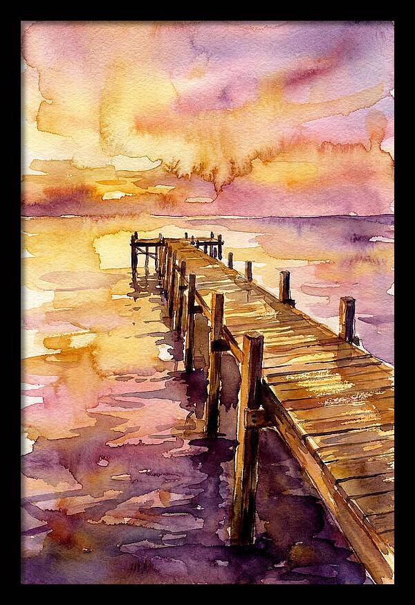 Pier At Sunset