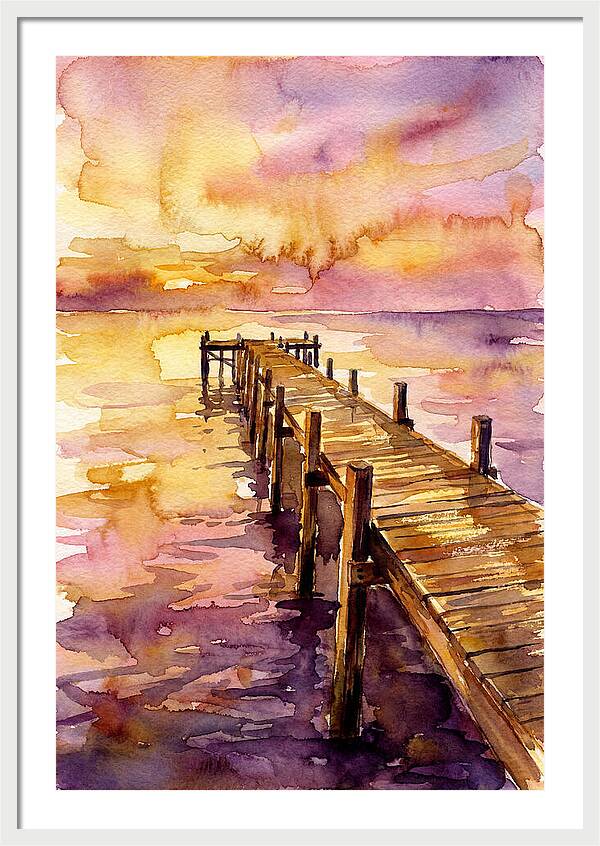 Pier At Sunset