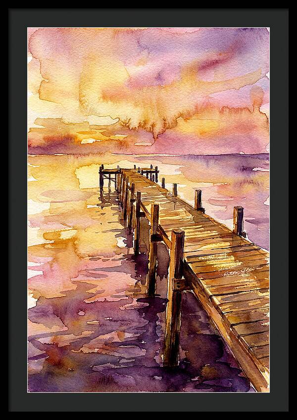 Pier At Sunset