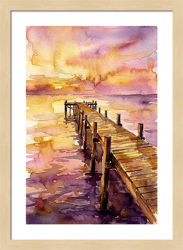 Pier At Sunset