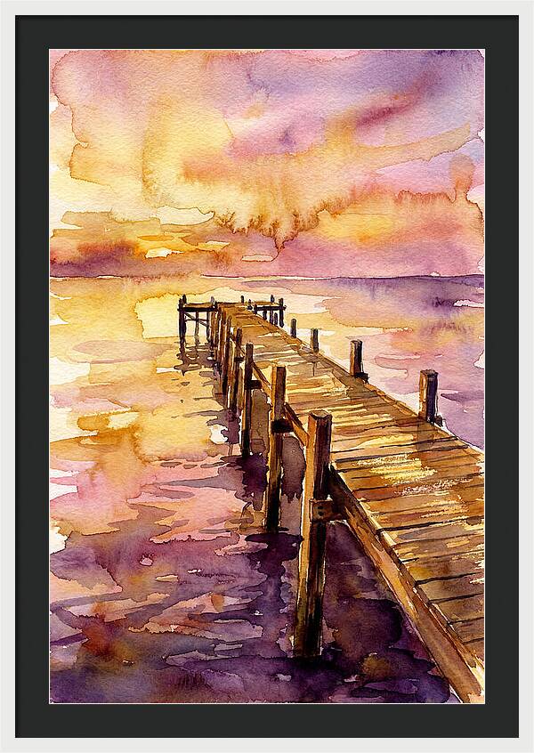 Pier At Sunset
