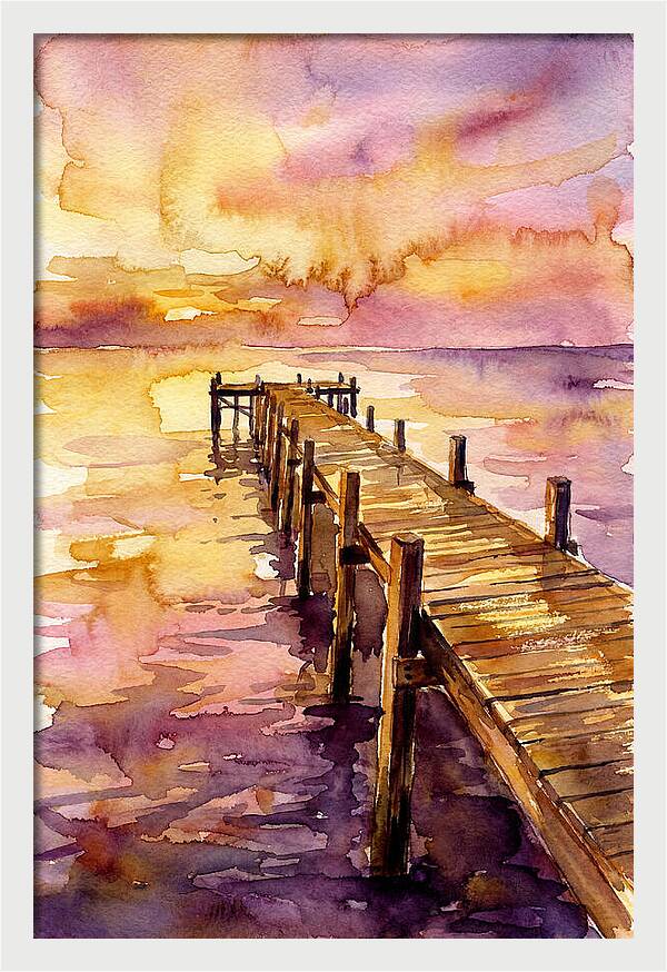 Pier At Sunset