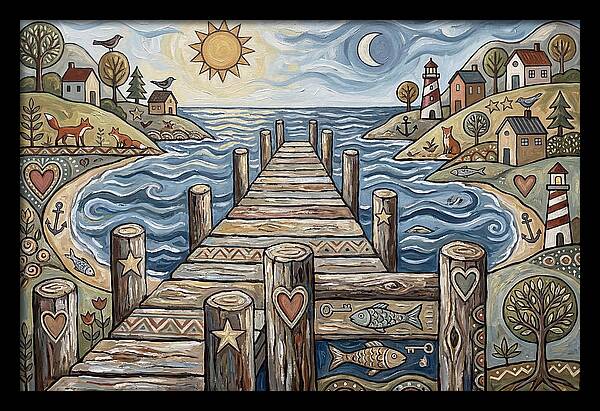 Pier Landscape Serenity