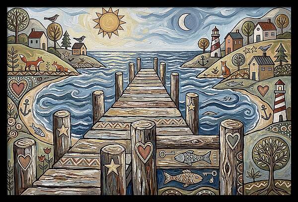 Pier Landscape Serenity
