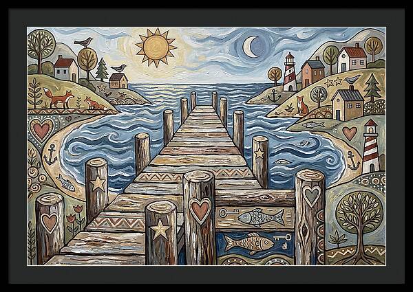 Pier Landscape Serenity