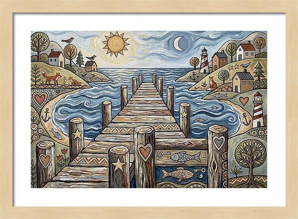 Pier Landscape Serenity