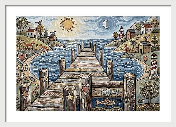 Pier Landscape Serenity