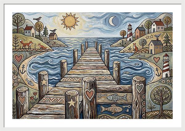 Pier Landscape Serenity