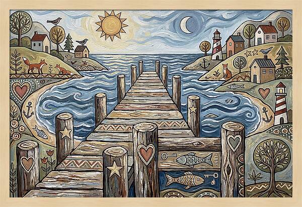 Pier Landscape Serenity