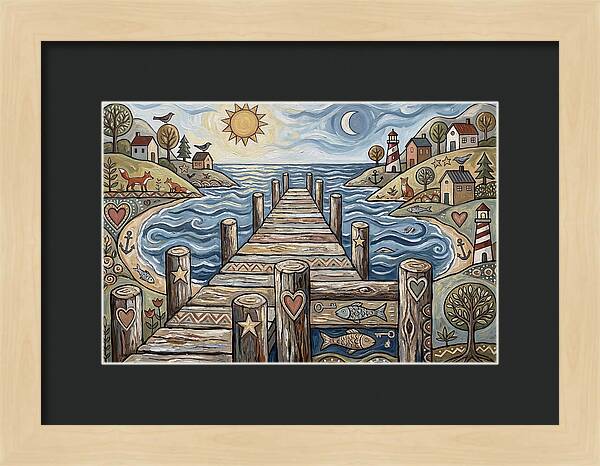 Pier Landscape Serenity