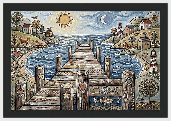 Pier Landscape Serenity