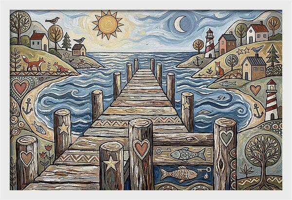 Pier Landscape Serenity