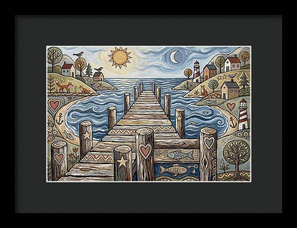 Pier Landscape Serenity